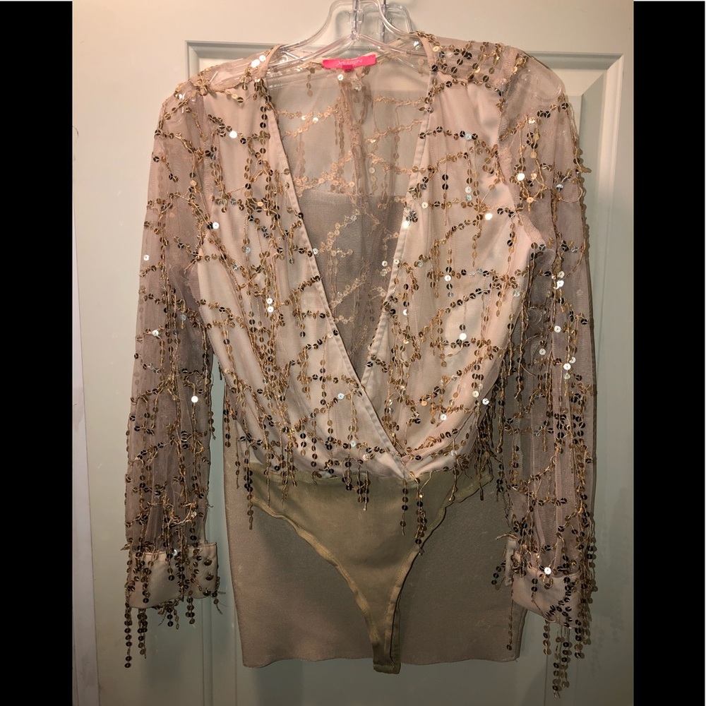 Body Suit Top and Skirt Set